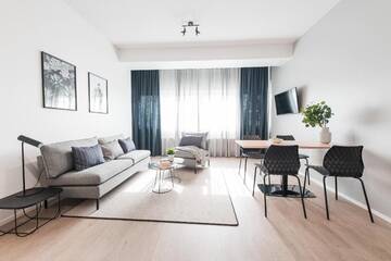 Фото номера Апартаменты с 1 спальней Апарт-отели Forenom Aparthotel Helsinki Pikku Huopalahti г. Хельсинки 9