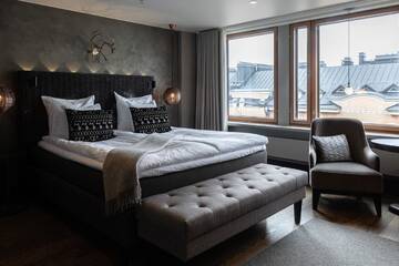 Фото номера Двухместный номер Делюкс «Мистик» с 1 кроватью и сауной Отель Lapland Hotels Bulevardi г. Хельсинки 6
