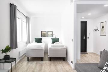 Фото номера Просторный номер-студио Апарт-отели Hiisi Homes Helsinki Haaga г. Хельсинки 13