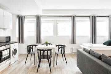 Фото номера Просторный номер-студио Апарт-отели Hiisi Homes Helsinki Haaga г. Хельсинки 11