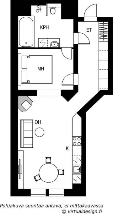Фото номера Апартаменты Делюкс Апарт-отели Koti Helsinki Boutique Apartments г. Хельсинки 16