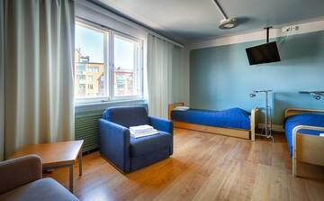 Фото номера Стандартный трехместный номер с общей ванной комнатой Хостелы Eurohostel г. Хельсинки 2