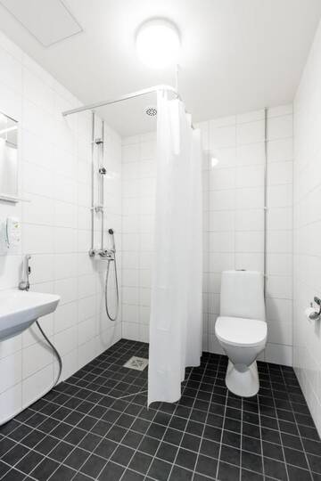 Фото номера Стандартный одноместный номер Апарт-отели Forenom Aparthotel Helsinki Herttoniemi г. Хельсинки 10
