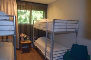 Фото номера Четырехместный номер с общей ванной комнатой Отель Arkadia Hotel &amp; Hostel г. Хельсинки 7