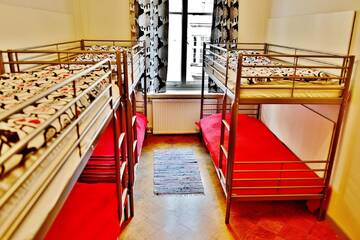 Фото номера Односпальная кровать в 6-местном женском общем номере Хостелы Hostel Diana Park г. Хельсинки 4