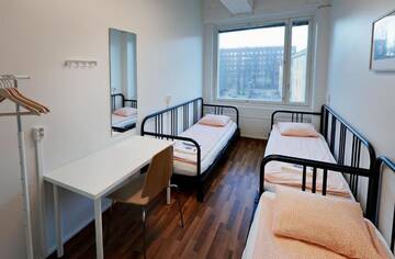 Фото номера Трехместный номер с общей ванной комнатой Хостелы CheapSleep Hostel Helsinki г. Хельсинки 6