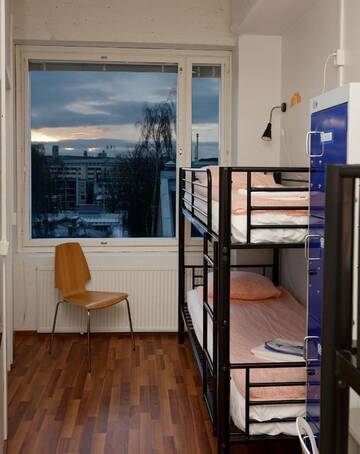 Фото номера Кровать в общем 4-местном номере для мужчин и женщин Хостелы CheapSleep Hostel Helsinki г. Хельсинки 2