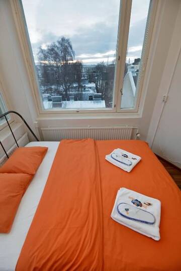 Фото номера Двухместный номер с 1 кроватью и общей ванной комнатой Хостелы CheapSleep Hostel Helsinki г. Хельсинки 4