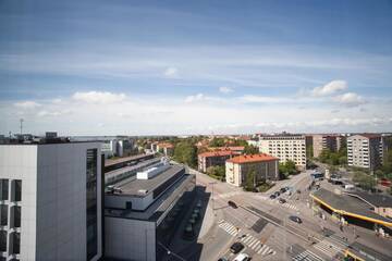 Фото номера Двухместный номер с 2 отдельными кроватями и окном Отель Scandic Meilahti г. Хельсинки 4