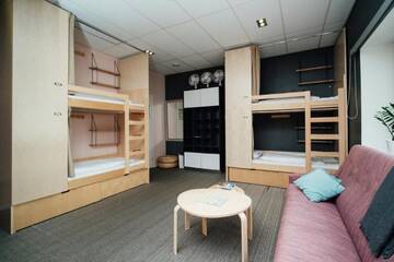 Фото номера Кровать в общем 6-местном номере для женщин Хостелы The Yard Hostel г. Хельсинки 7