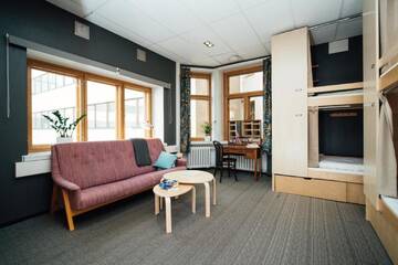 Фото номера Кровать в общем 6-местном номере для женщин Хостелы The Yard Hostel г. Хельсинки 8
