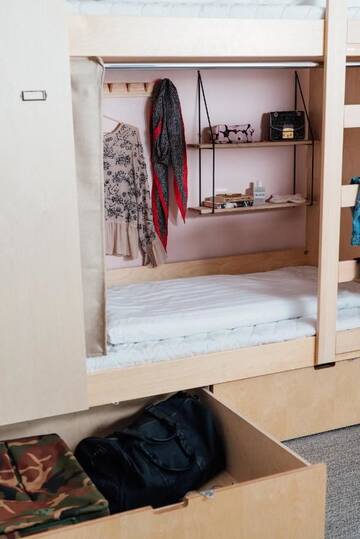 Фото номера Кровать в общем 6-местном номере для женщин Хостелы The Yard Hostel г. Хельсинки 5