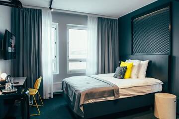 Фото номера Стандартный одноместный номер Отель The Folks Hotel Konepaja г. Хельсинки 6