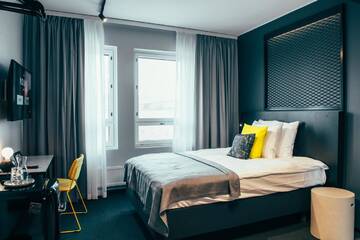 Фото номера Стандартный одноместный номер Отель The Folks Hotel Konepaja г. Хельсинки 3