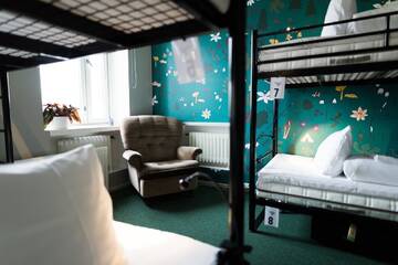 Фото номера Кровать в стандартном общем номере с 8 кроватями Хостелы Myö Hostel г. Хельсинки 3