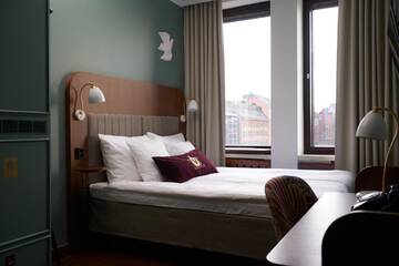 Фото номера Двухместный номер с 1 кроватью Отель Original Sokos Hotel Vaakuna Helsinki г. Хельсинки 2