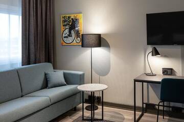 Фото номера Улучшенный семейный номер Отель Scandic Pasila г. Хельсинки 5