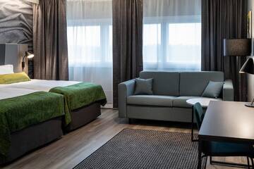 Фото номера Стандартный семейный номер Отель Scandic Pasila г. Хельсинки 6