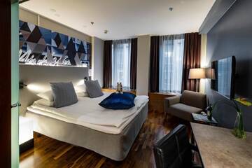 Фото номера Двухместный номер с 1 кроватью Отель GLO Hotel Kluuvi г. Хельсинки 8