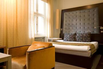 Фото номера Номер «Дизайр» с кроватью размера «king-size» Отель Hotel Klaus K г. Хельсинки 3